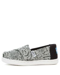 neon dino print toms