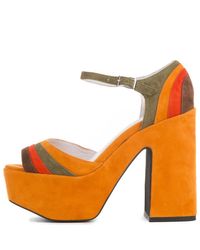 Jeffrey Campbell Orange Candice-2 Mustard Heel