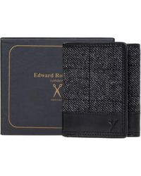 TK Maxx & Grey Leather Wallet in Black for Men - Lyst