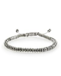 M. Cohen - Metallic Round Table Bracelet In Pyrite - Lyst