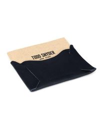 Maxx + Unicorn - Blue Leather Card Wallet In Navy for Men - Lyst