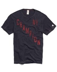 Todd Snyder - Blue Champion Ny Graphic In Navy for Men - Lyst