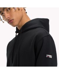 tommy black hoodie