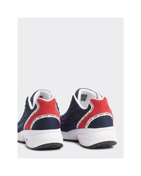 heritage mixed panel trainers