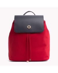 Tommy Hilfiger Synthetic Dressy Backpack in Red - Lyst