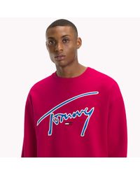 tommy hilfiger signature crew neck sweatshirt