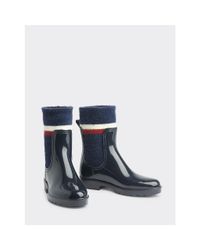 tommy hilfiger rain boots short