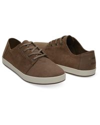 bark oiled suede cotton twill men's payton sneakers