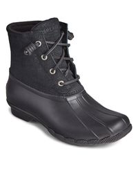sperry rain boots grey