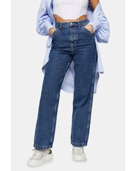mid blue carpenter straight jeans