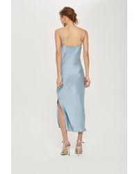 pale blue slip dress