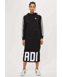 adidas hoodie maxi dress