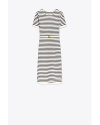 tory burch striped knit dress