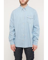 Barbour - Blue Speedrome Slim Fit Shirt Heavy Bleach for Men - Lyst