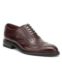 loake oxblood brogues
