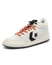 converse fastbreak putty mid trainers