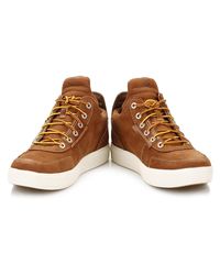 Timberland Leather S Mens Sahara Brown Brando Amherst High Top Chukka Boots  for Men - Lyst
