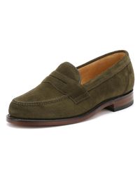 loake loafers suede