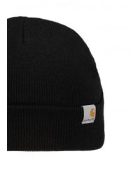 Carhartt Synthetic Wip Stratus Hat Low Beanie Hat in Black for Men - Lyst