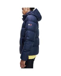 tommy essential hooded coat