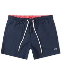 champion pink and blue shorts