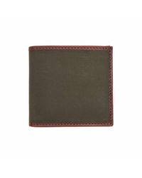 barbour drywax billfold wallet