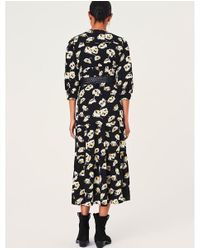 Ba&sh Ullia Black Floral Dress - Lyst
