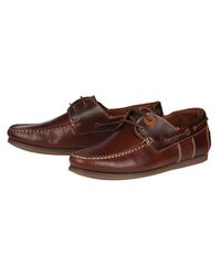 Barbour capstan leather boat shoes Clearance