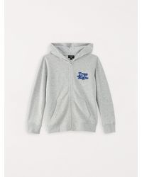 gray true religion hoodie