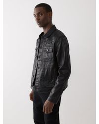 true religion suede jacket