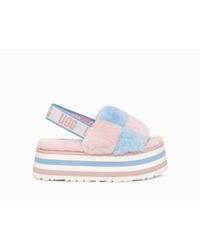 checkered ugg slides