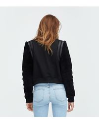 ladies wool bomber jacket