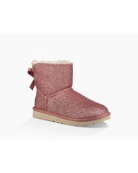 light pink uggs with bows