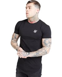SikSilk L/S Standard Collar Shirt - White