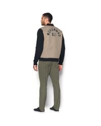 under armour letterman jacket