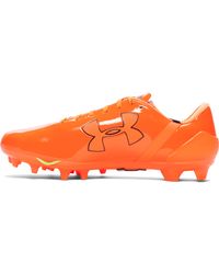 under armour spotlight cleats orange