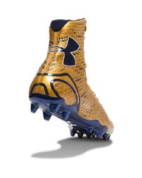 under armour gold football cleats