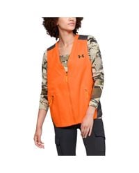 under armour orange vest