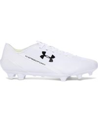 all white under armour soccer cleats