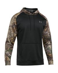 under armour fleece camo hoodie