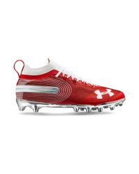 under armour cleats red