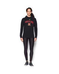 Under Armour Black Women's Maryland Ua Tri-blend Hoodie