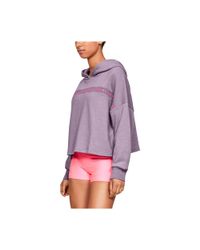 women's ua taped fleece hoodie