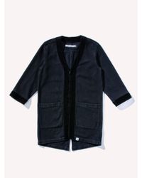 Neighborhood Black Gown I.d. C-coat for men