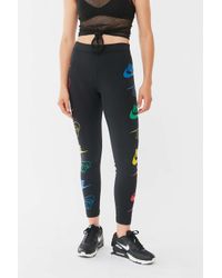 nike rainbow logo leggings