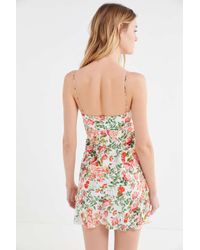 camellia delights plunge dress