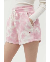 champion tie dye shorts