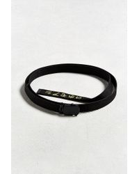 buckle down kanji black web belt