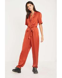 womens orange boiler suit