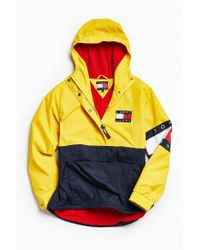 tommy hilfiger yellow anorak